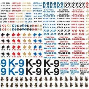 K-9 ( Canine ) Markings Add-on Set