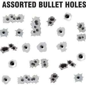 Assorted Bullet Holes (for white or light vehicles)