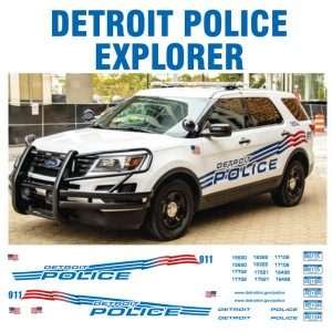 Detroit Police, Michigan Explorer – Flag Version