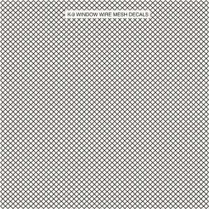 K-9 Window Wire Mesh Decals (Cage Graphics)