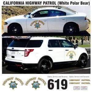 California Highway Patrol (CHP) Polar Bear White, CA