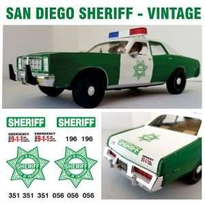 San Diego Sheriff, California – Vintage