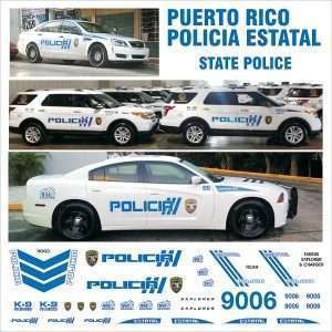 Puerto Rico Policia Estatal (State Police) – Multiple Vehicles