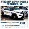 Virginia Beach Police VA Explorer SUV