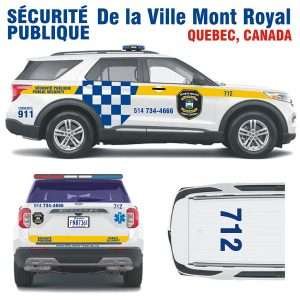Ville De Mont-Royal Securite, Quebec, Canada – 2022 Explorer QC