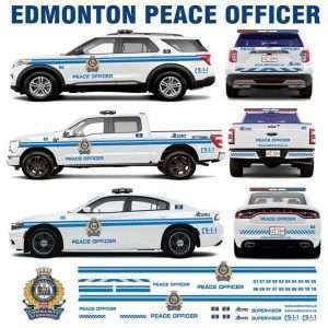 Edmonton Peace Officer, Alberta (AB) – Fits Multiple Vehicles