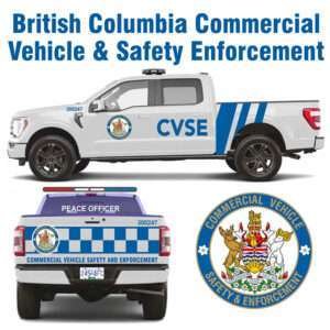 CVSE Commercial Vehicle Enforcement Pick-up Truck F-150, BC Canada